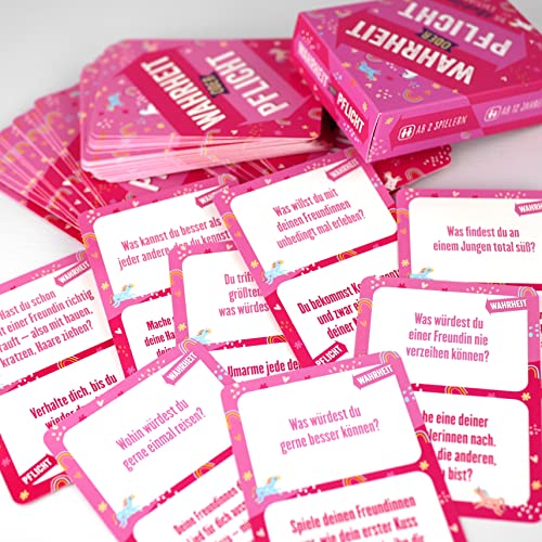 Wahrheit oder Pflicht – Die Mädchenedition: | Das Original. Der Klassiker unter den Partyspielen. Das perfekte Geschenk für Geburtstag, Weihnachten und Schulanfang. Ab 12 Jahren