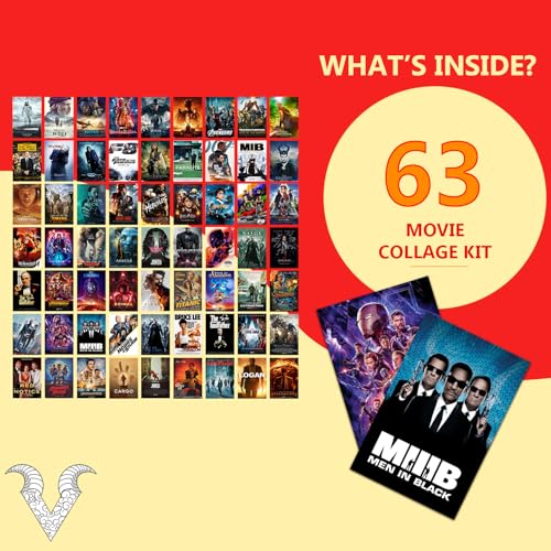 Image of VEENSHI Set of 54 Movie wall poster | Wall Art | Room Decor | Bedroom Decor | Size : 6x4 inch