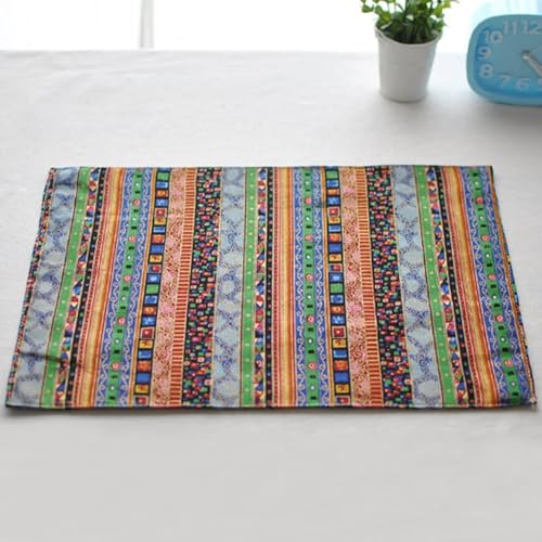 Set de table rectangulaire lavable pour repas de famille et brunchs