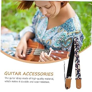 FAVOMOTO 1 PC Sangle De Guitare Sangle Basse Ukulélé Laisse En Cuir Ceinture Vintage Sangle De Basse Rembourré Large Ukulélé Cordes Ukulélé Ceinture Délicate Sangle De Guitare Basse - Les Beatles, Paul McCartney, John Lennon, RIngo Starr, George Harrison FAVOMOTO 1 PC Sangle De Guitare Sangle Basse Ukulélé Laisse En Cuir Ceinture Vintage Sangle De Basse Rembourré Large Ukulélé Cordes Ukulélé Ceinture Délicate Sangle De Guitare Basse – Image 2