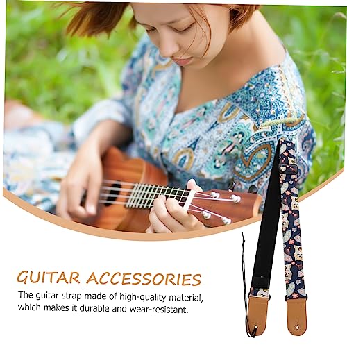 FAVOMOTO 1 PC Sangle De Guitare Sangle Basse Ukulélé Laisse En Cuir Ceinture Vintage Sangle De Basse Rembourré Large Ukulélé Cordes Ukulélé Ceinture Délicate Sangle De Guitare Basse - Les Beatles, Paul McCartney, John Lennon, RIngo Starr, George Harrison FAVOMOTO 1 PC Sangle De Guitare Sangle Basse Ukulélé Laisse En Cuir Ceinture Vintage Sangle De Basse Rembourré Large Ukulélé Cordes Ukulélé Ceinture Délicate Sangle De Guitare Basse – Image 3