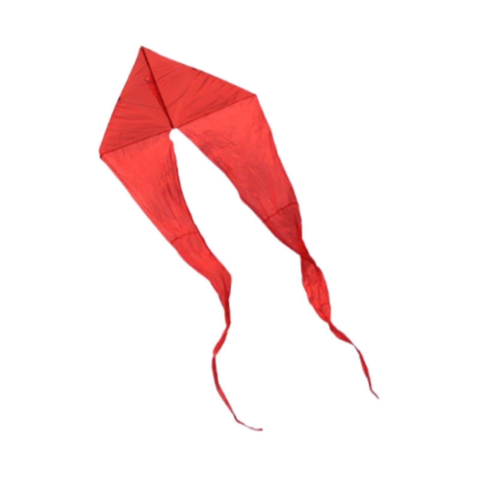 Cometa Fantasma con Diseño de Cola Danzante Juguete Volador Triangular Portátil Línea Individual Plegable para Niños Adultos y Principiantes