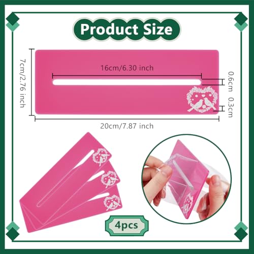 OLYCRAFT 4Pcs Mahjong Line Finder Accesorios para Mahjong miniatura 2