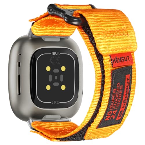 Correa para Fitbit Versa 3/4 y Sense estilo militar nylon miniatura 1