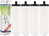 British Berkefeld 7" Ultra Sterasyl Ceramic Gravity Filter Cartridge |4 Pack| Reduces Contaminants | Suitable for All Gravity Cans | Improves Taste & Odour | NSF Certified Candle Element - 9