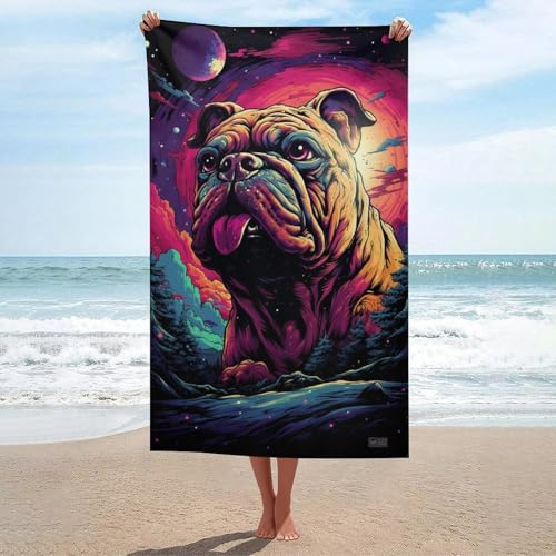 Serviette de plage légère à séchage rapide pour le sport et le bain