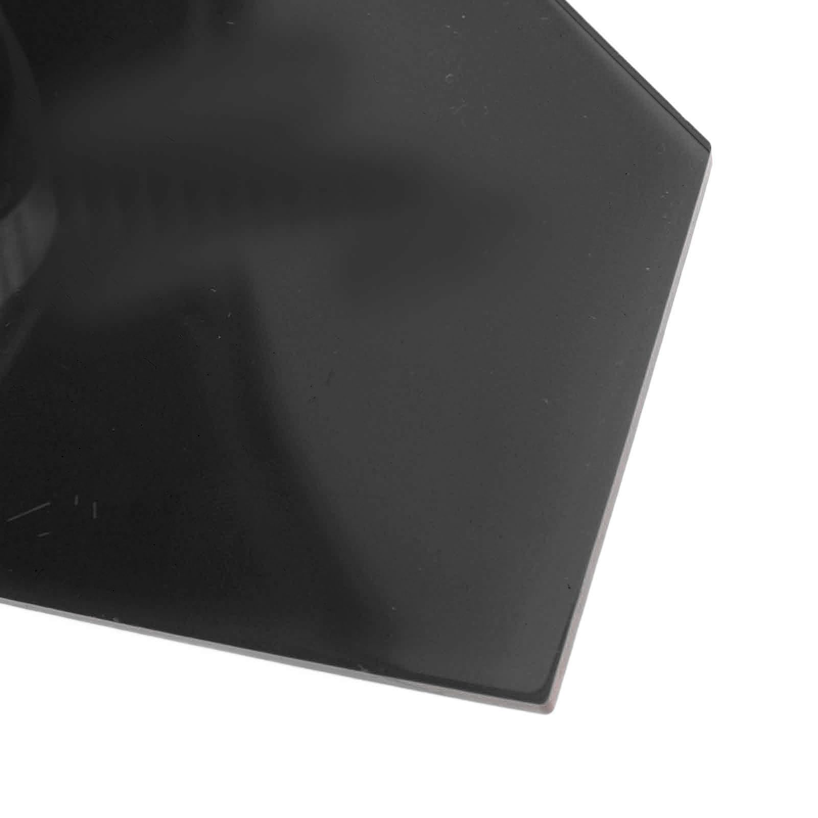 Aramox Parabrezza per Moto in Acrilico, Deflettore Regolabile con Clip, Estensione Parabrezza, Nero Fumo, Smoke Acrylic Motorcycle Windscreen with Adjustable Clip Deflector Extensi