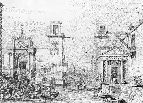 Cuadro en lienzo de Antonio Canal para decoración de paredes en salones y oficinas de 60x90cm