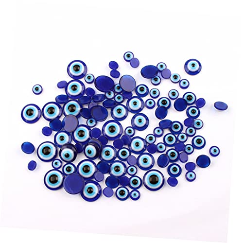 Perles œil bleu rondes pour finitions soignées de bijoux de créateurs