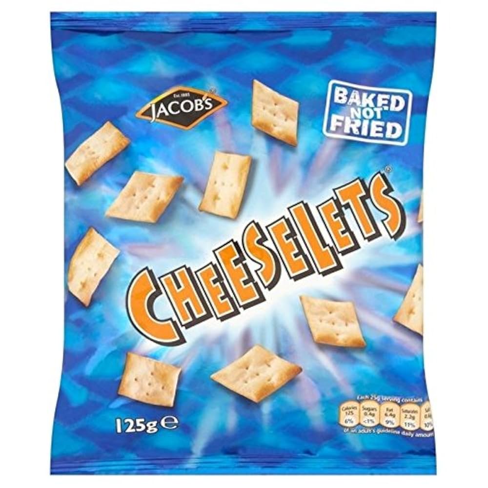 Jacob's Cheeselets Sharing Baked Snacks 125g - Groceries