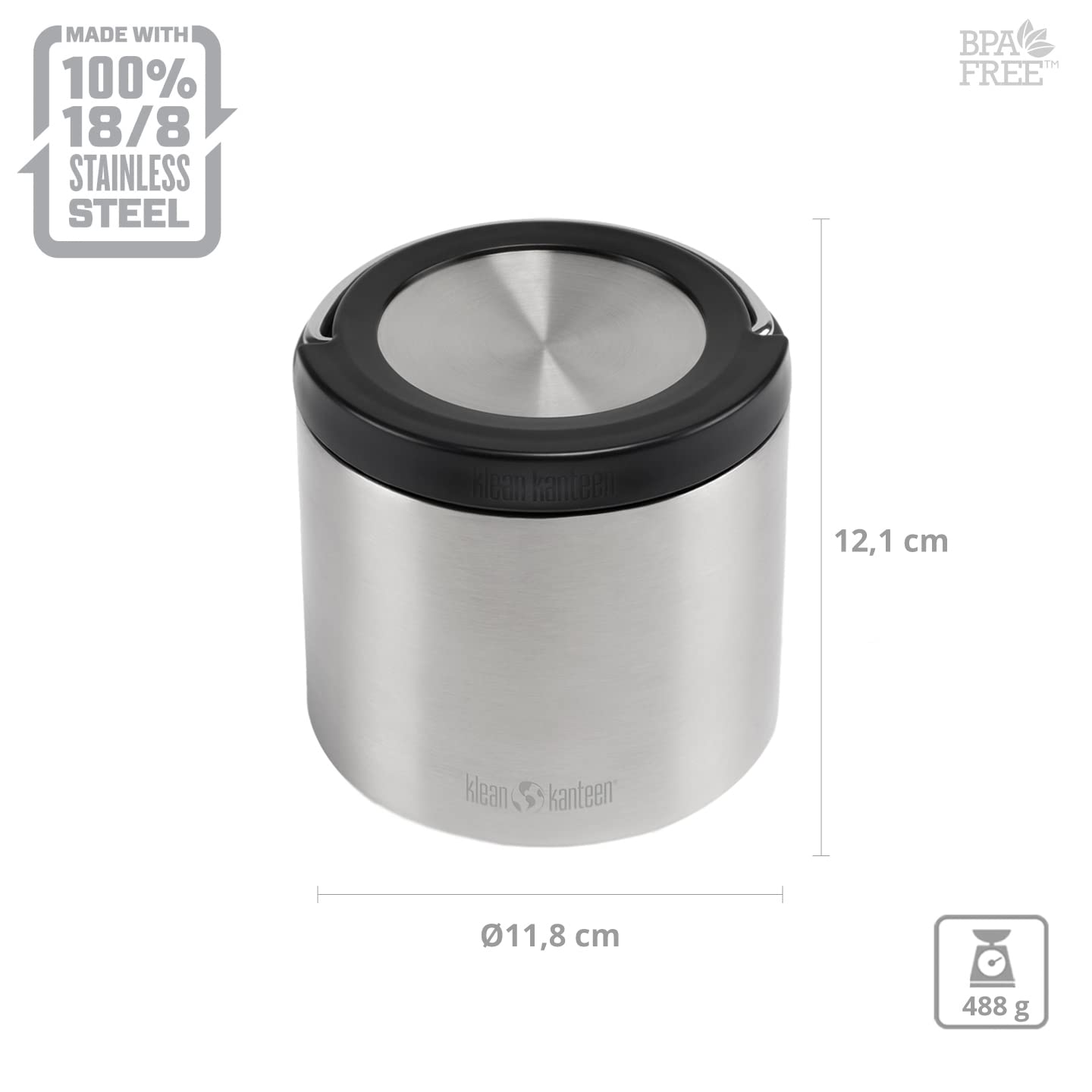 Klean Kanteen TKCanister VI - Bote inoxidable (473 ml)