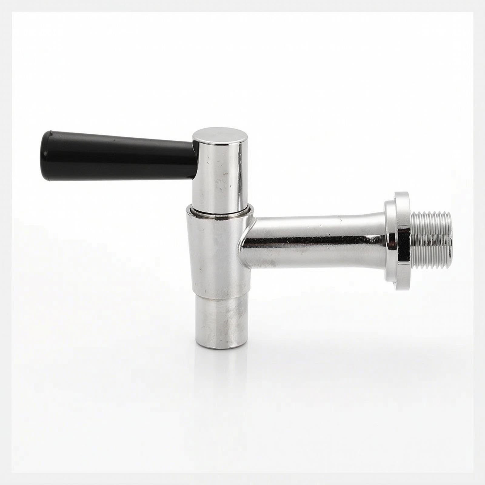 Beverage Faucet with T-Handle Stainless Stainless Water Dispenser Tap Threaded Beverage Spigot 4 Fen T-Style Steel-image-33