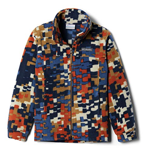 Columbia Baby Girls Zing III Fleece Jacket, Delta Weave Print, 6-12 Months