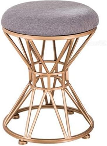 ONDIAN Footstool and Simple, Fashion Living Room Round Stool, Shoe Change Stool, Low Stool