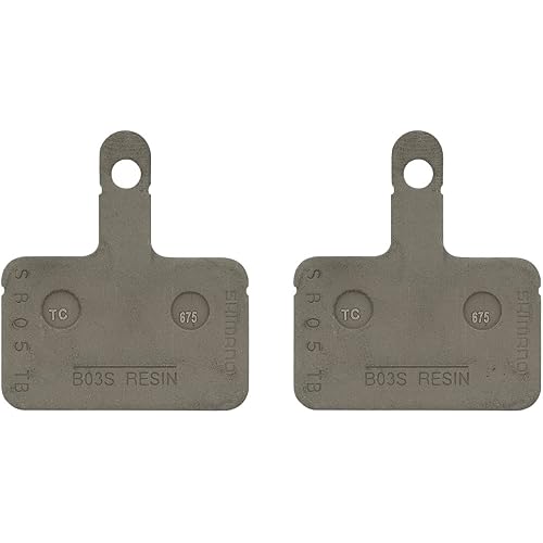 Shimano Spares B03S disc Brake Pads and Spring, Steel Backed, Resin, One Size,Black