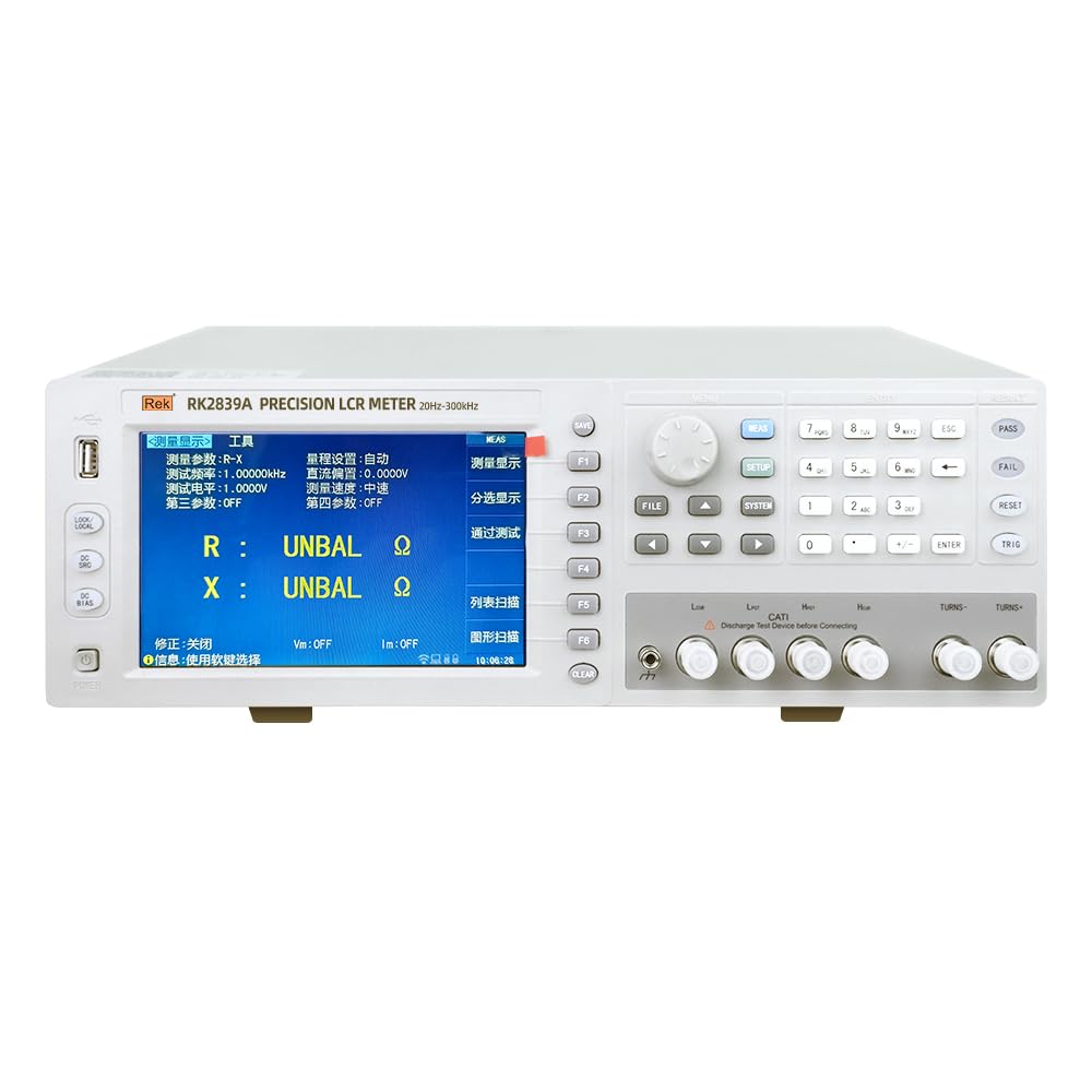 RRK2839C LCR Digital Bridge Tester20Hz-1MHz Test 5mV-10V,RK2839A 20Hz-300kHz and RK2839B 20Hz-500kHz Digital Bridge Meter (RK2839A 20Hz-300kHz)