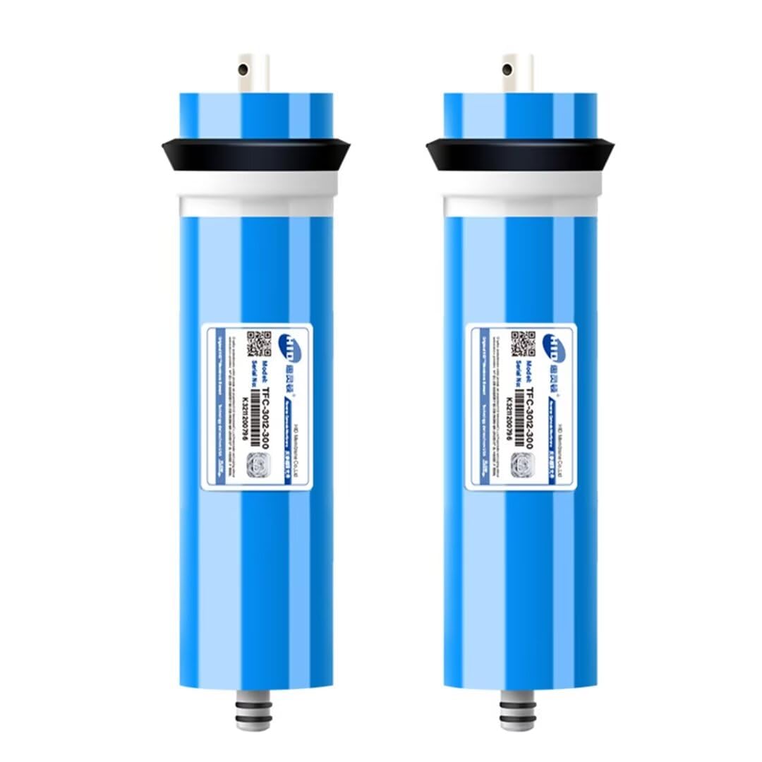 Umkehrosmoseteile Wasserfiltermembran, 3012-300 GPD Umkehrosmose RO Membran Ersatz, Membrane Für Osmoseanlagen-Umkehrosmose, Osmose Filter, passt unter Waschbecken rinkwasser -Reinigungssystem-2 Packs