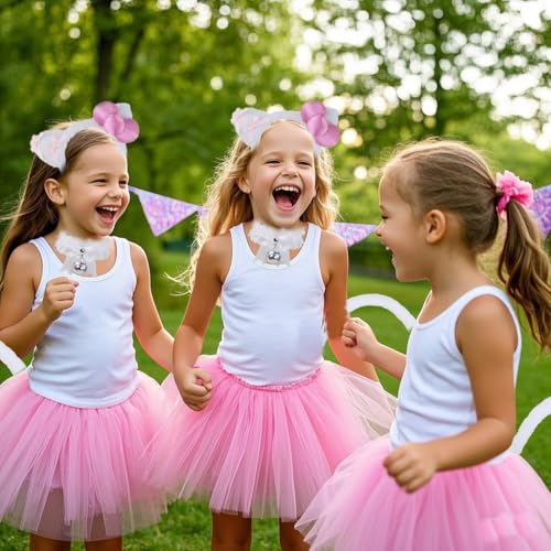 Disfraz Infantil Gato Rosa 4 Piezas Para Niñas miniatura 7