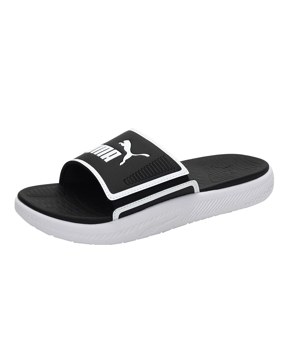 Puma Mens Softride Slide Black-White Slipper-9 Kids UK (38211101) (B08TC5T27K) Amazon Price History, Amazon Price Tracker