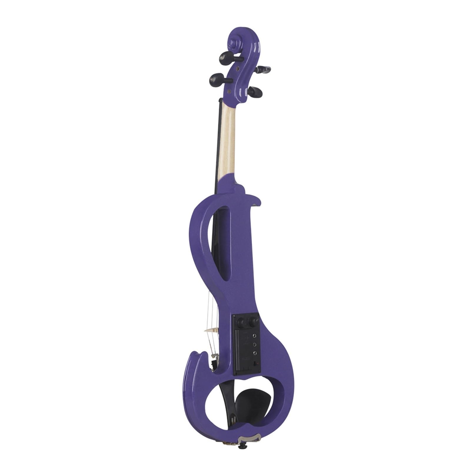Violino Set Violino Elettronico 4/4 per Principianti Adulti per Suonare Strumenti A Corda Opzionali Violino Elettronico (Color : Purple)
