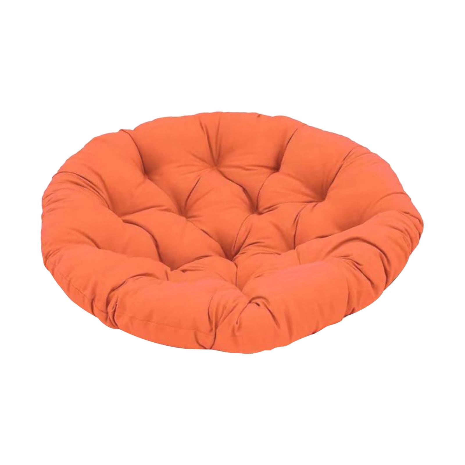 Coussin de siège orange pour chaise hamac et oreiller de lit suspendu inconfortable