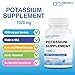 Puregen Labs Potassium Bicarbonate Supplement 1020 mg | Non-GMO | Gluten Free | 240 Vegetarian Capsules