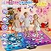 maysida Dance Mat Toy Gift for Kids ages 3-12, Dancing Music Playmat with 12 Key, Large Size (59*38 in), Double User Challenge Game Christmas Birthday Gift for Girls Boys 5 6 7 8 9 10 11 12 Year Old