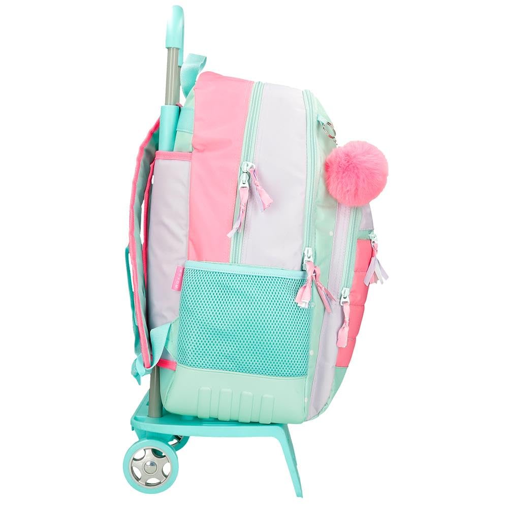 Movom La vita e bella mochilas, mochilas escolares, mochilas infantiles, Incluye pompon decorativo, varios compartimentos de Joumma Bags