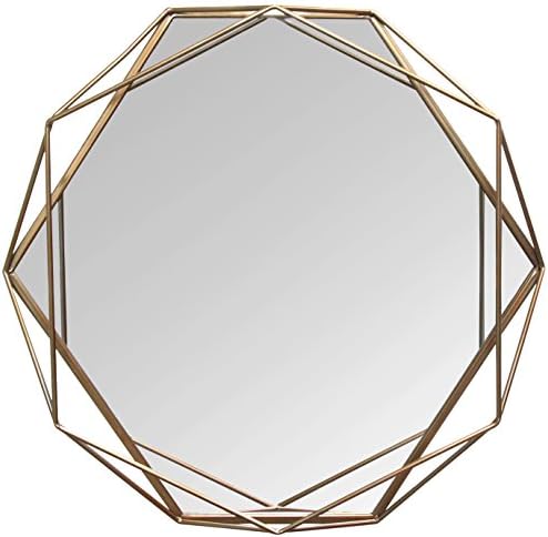 Stratton Home Décor S11541 Chloe Wall Mirror, 31.50 W X 3.15 D X 29.53 H, Gold