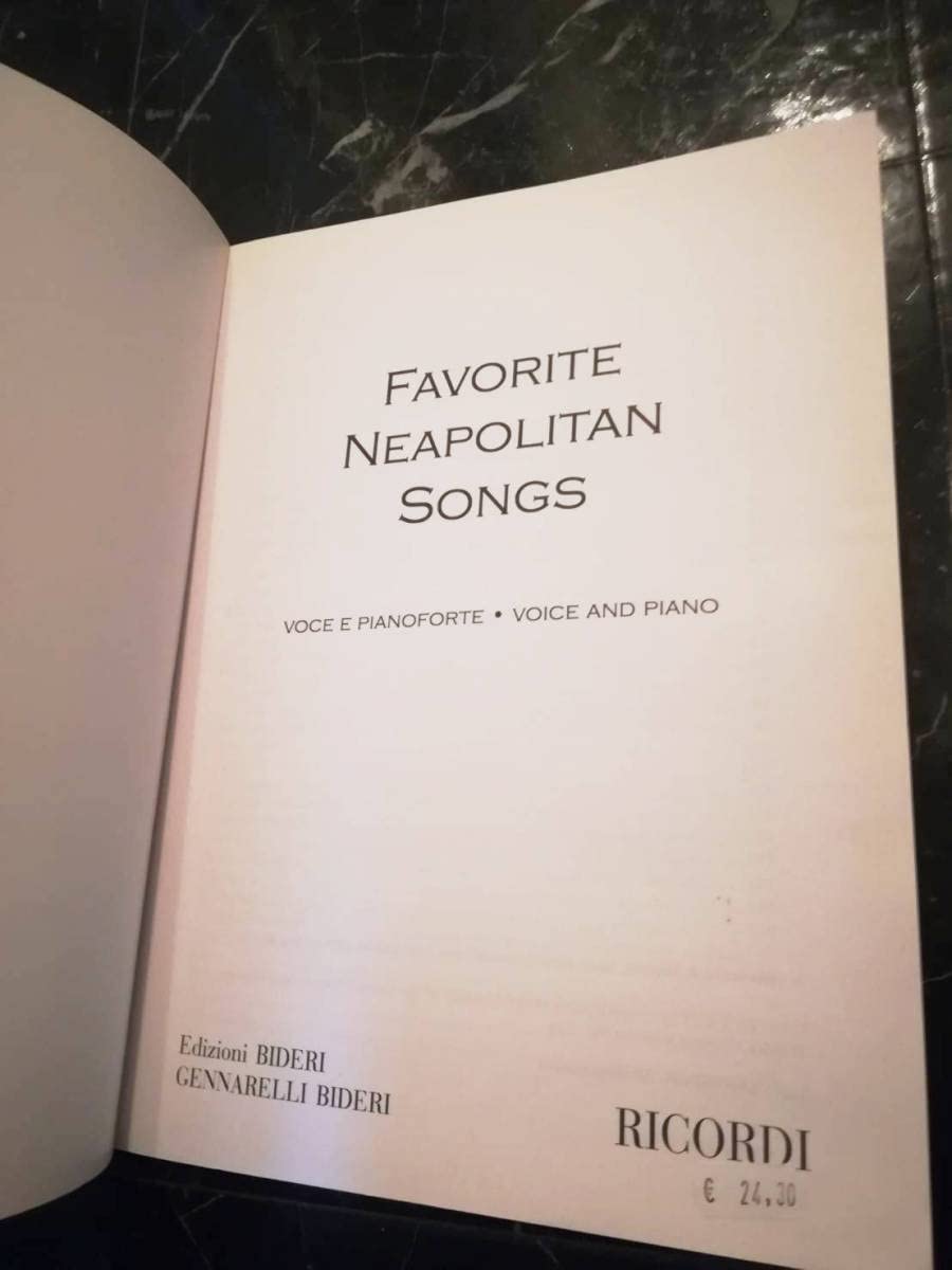 楽譜 ナポリ 40曲 NEAPOLITAN SONGSイタリア語 楽譜 ナポリ 40曲 NEAPOLITAN SONGSイタリア語
