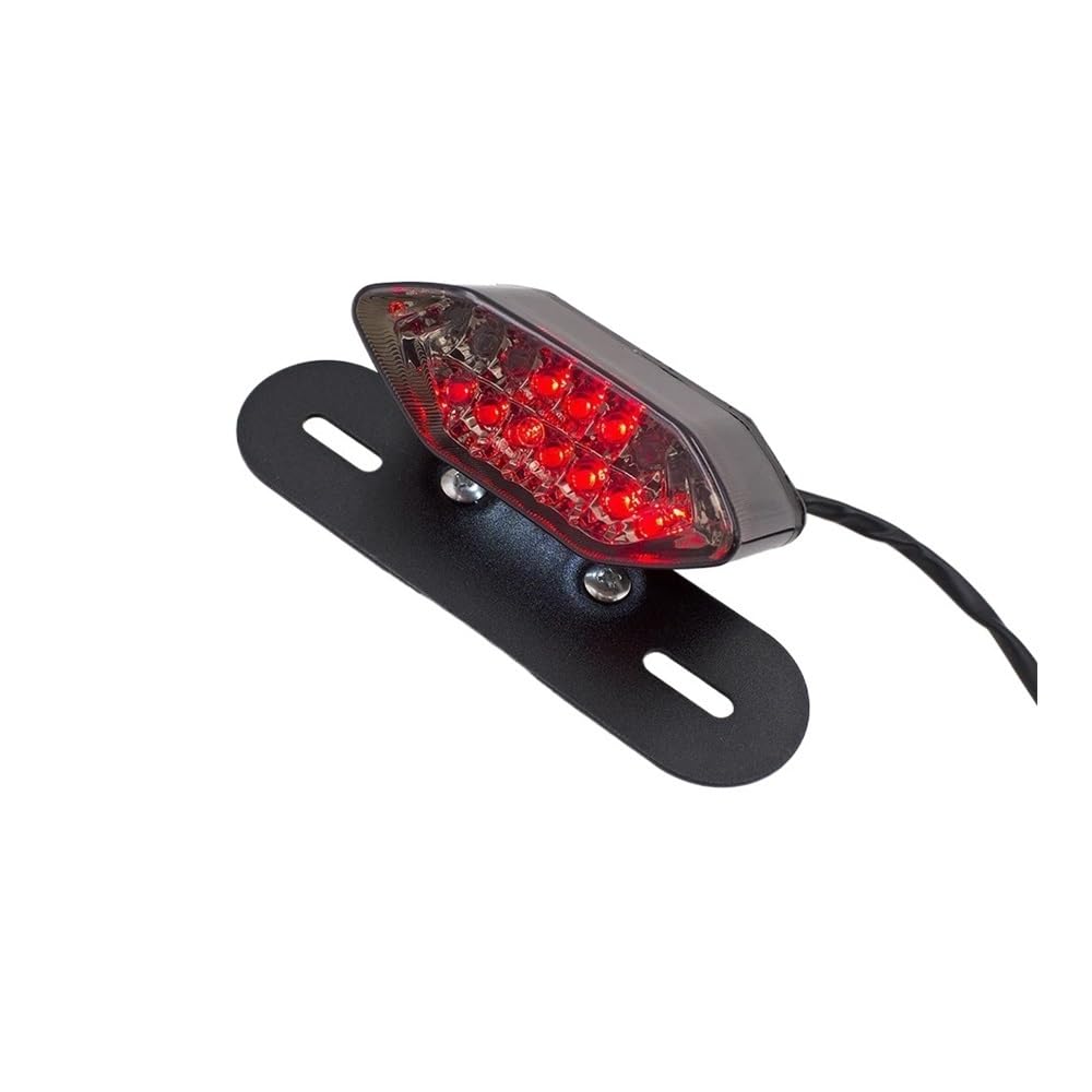 lampada stop moto 12V Universale Accessori Moto Fanale Posteriore LED Con Sterzo Moto Luce Freno Posteriore Parti Di Attrezzatura Luce Di Segnalazione LED
