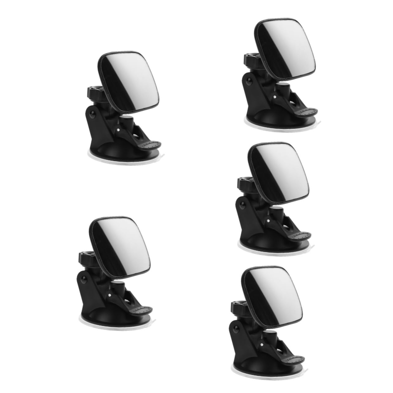 5piezas Espejo Retrovisor Para Bebés Succión Espejo Interior Para Asiento Trasero Compatible Diferentes Modelos De Coche Instalación Sencilla y Segura Visión Clara Para