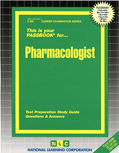 Preisvergleich Produktbild Pharmacologist: Passbooks Study Guide (C-581)
