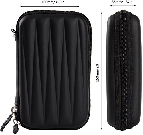 Image of Black Current Case /Cover for Seagate Expansion 1 TB USB 3.0 Portable External Hard Drive(Black,Waterproof,Shock Proof)