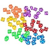 💖【Package Include】 6 Würfelsets mit je 10 Teilen (Total 60 Stück von 10-seitigen Spielwürfel).