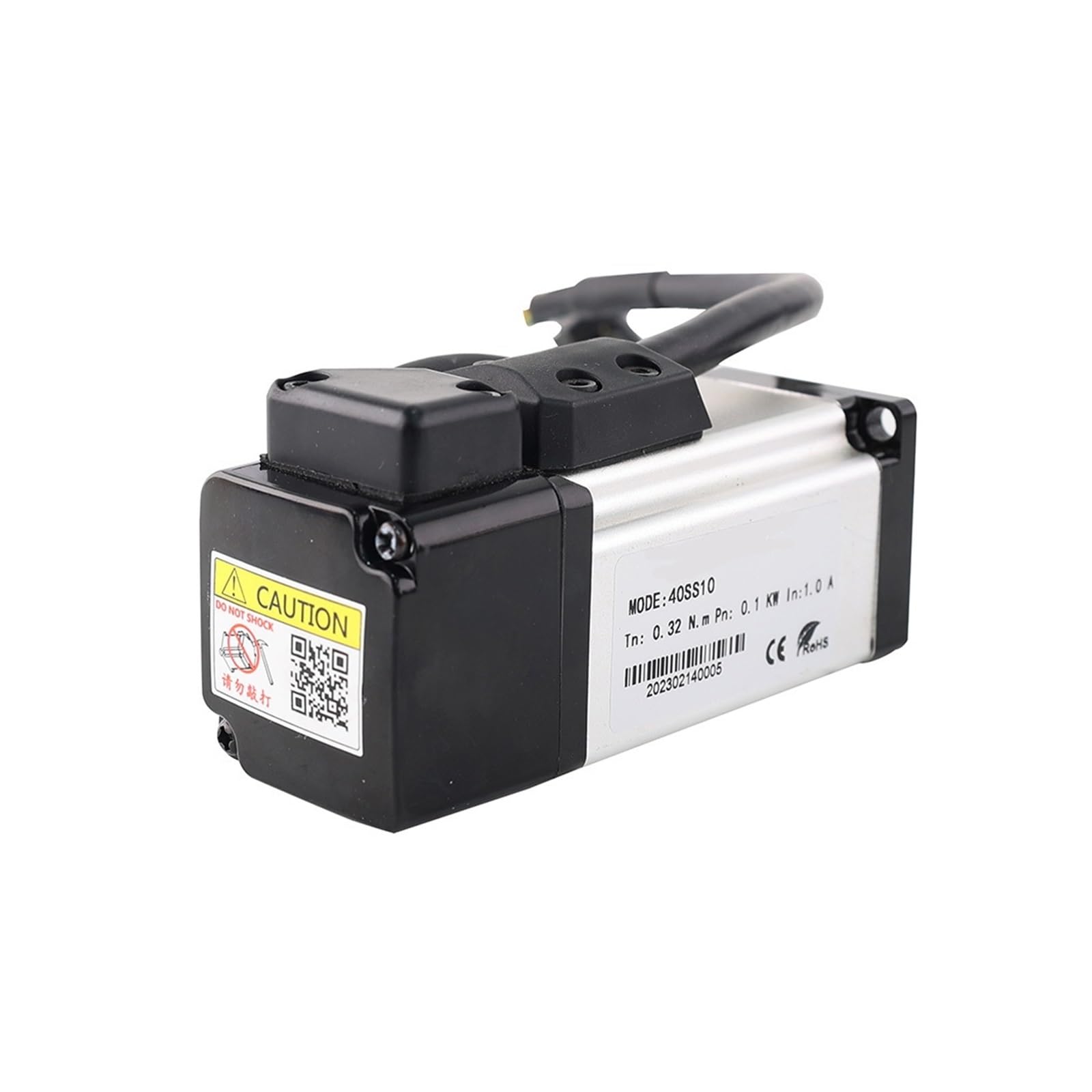 AC-Servomotor 40SS10 Servomotor-Antriebssatz 100 W + ASD210-Antrieb Nennstrom 1,0 A Nenndrehmoment 0,32 Nm Hochpräziser AC-Servomotor 0,1 kW (Size : 40SS10 servo Motor)