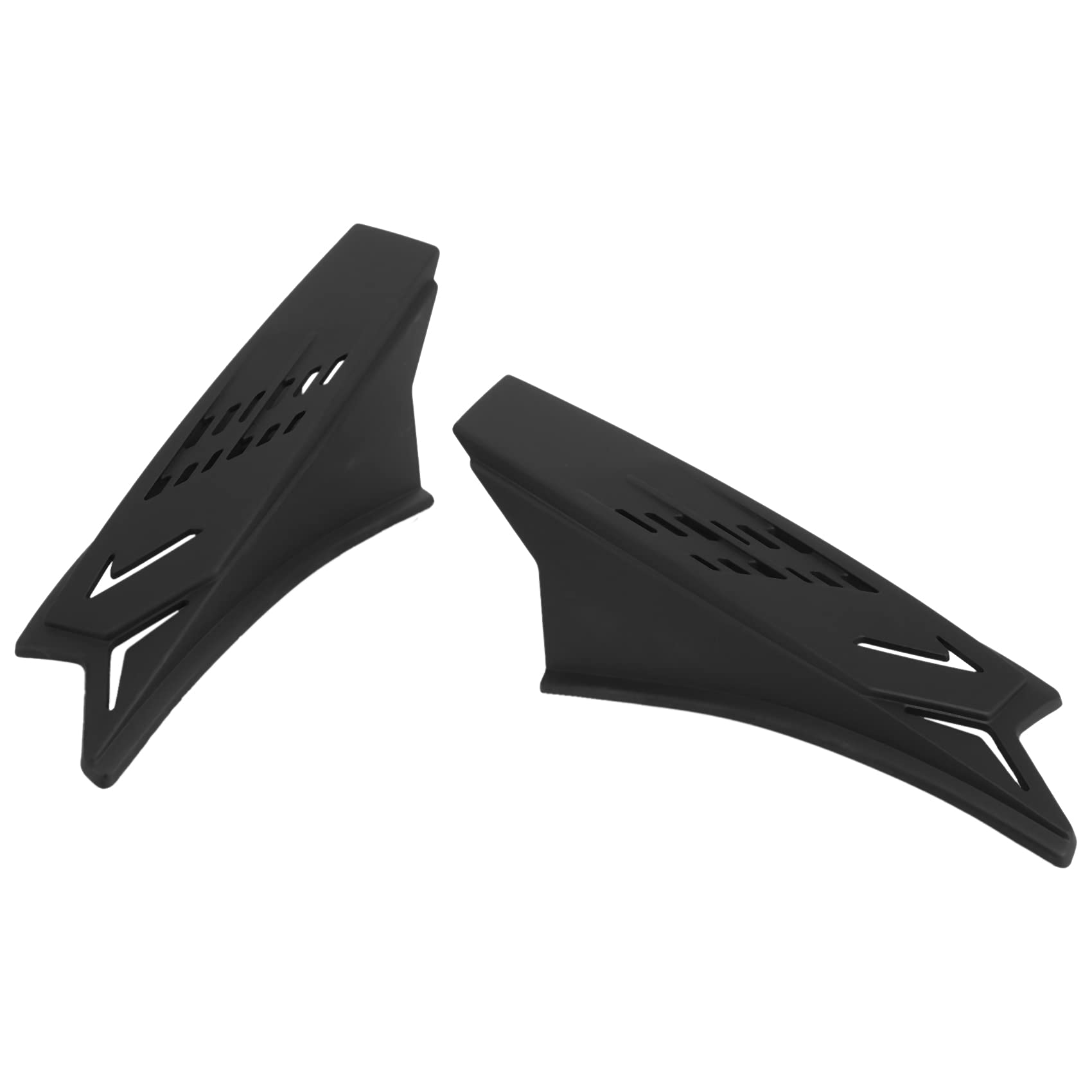 Jkjhbhged 2Pcs Helmet Racing Ear Horns Motorcycle Helmet Horns Punk Style Scooter Motorbike Helmet Horn Motorcycle Accessories, Matte Black, 371419