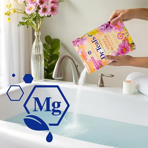 Dr Teal's Epsom Salt Magnesium Soak, Limited Edition Honey Blossom, 3 lbs (Pack of 4) - image 4