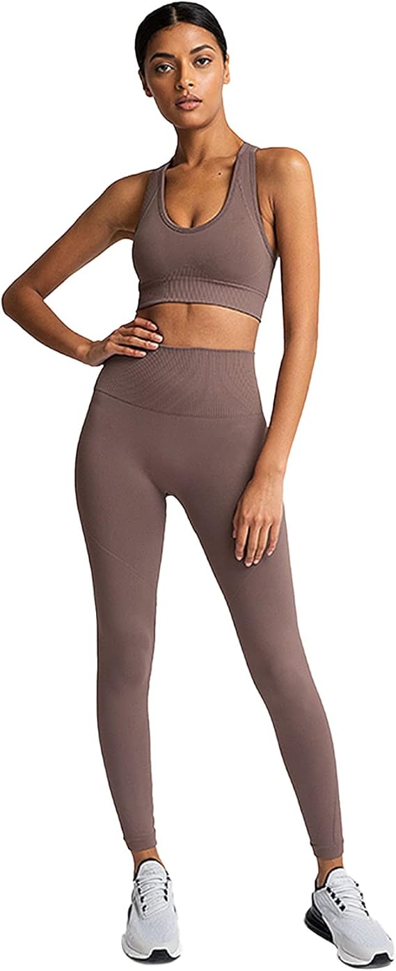 N\W Yoga Kleidung für Frauen Workout Outfits Yoga Kleidung 2teiliger