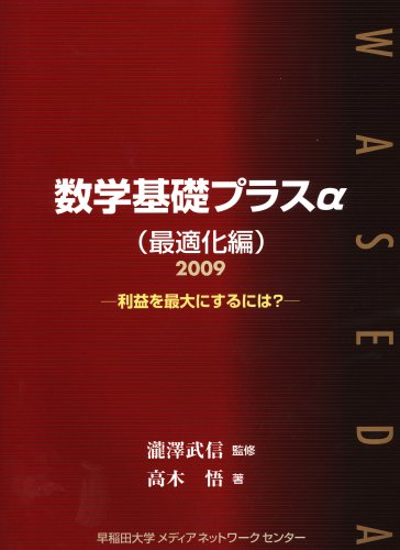 数学基礎プラスα(最適化編)