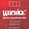 Warwick Label Stainless Wound Bass Strings, 5 String, Medium, Red