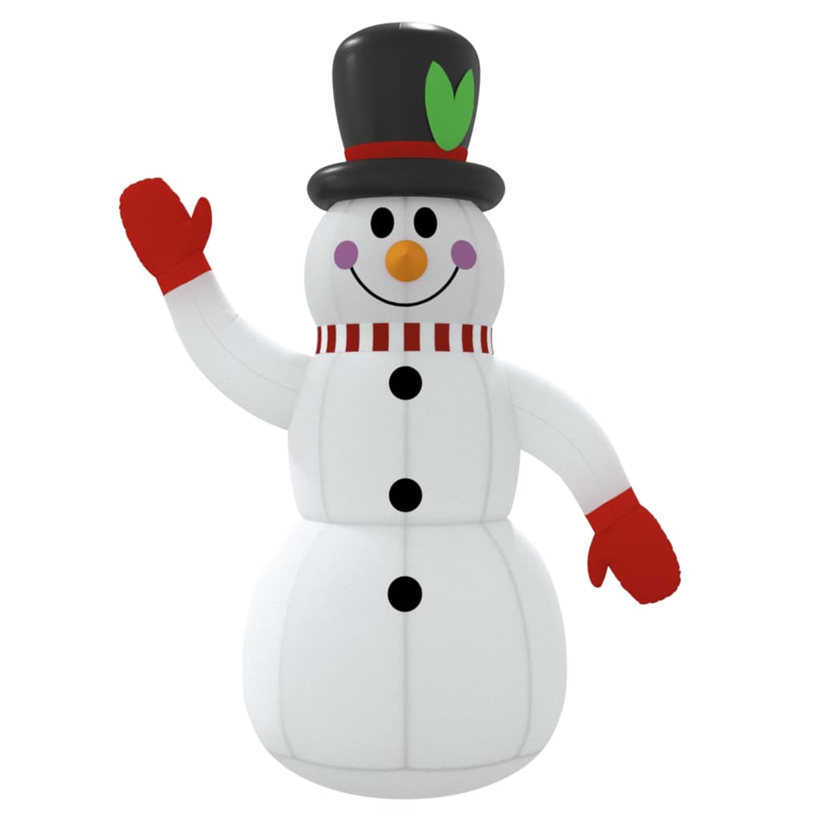 Homgoday Muñeco de nieve hinchable con LED 300 cm, muebles de interior/exterior
