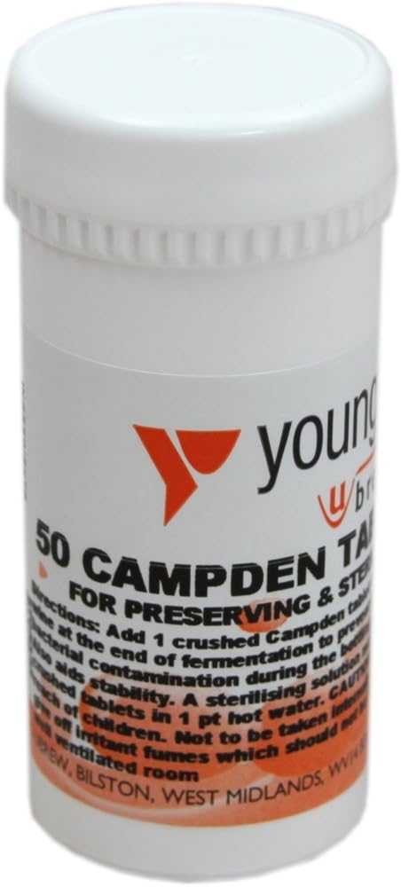 Youngs Campden Tablets 50 pk (Sodium Metabisulphate)