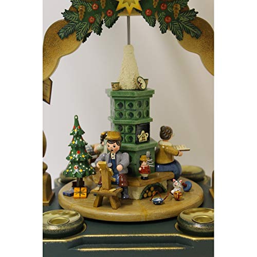 Weihnachtspyramide von Hubrig Volkskunst – Erzgebirge Handarbeit