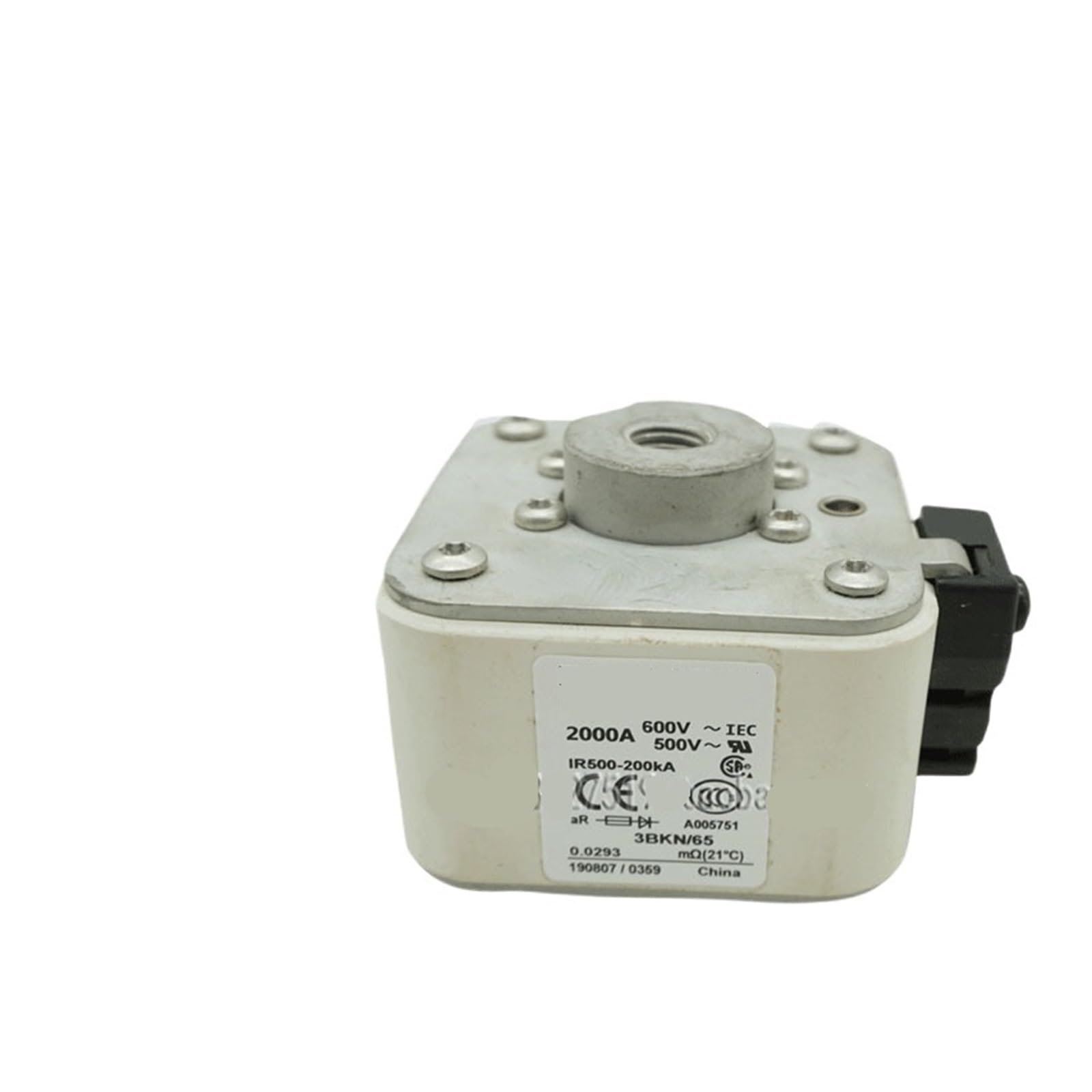 Fusible 170M6521 pour sectionneur industriel haute tension