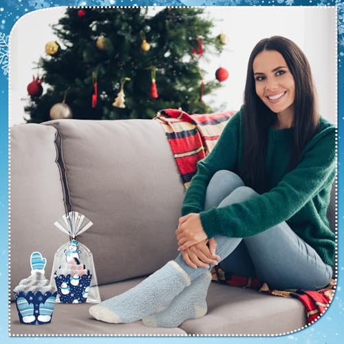 Image of Suhine Christmas Cupcake Fuzzy Socks Women