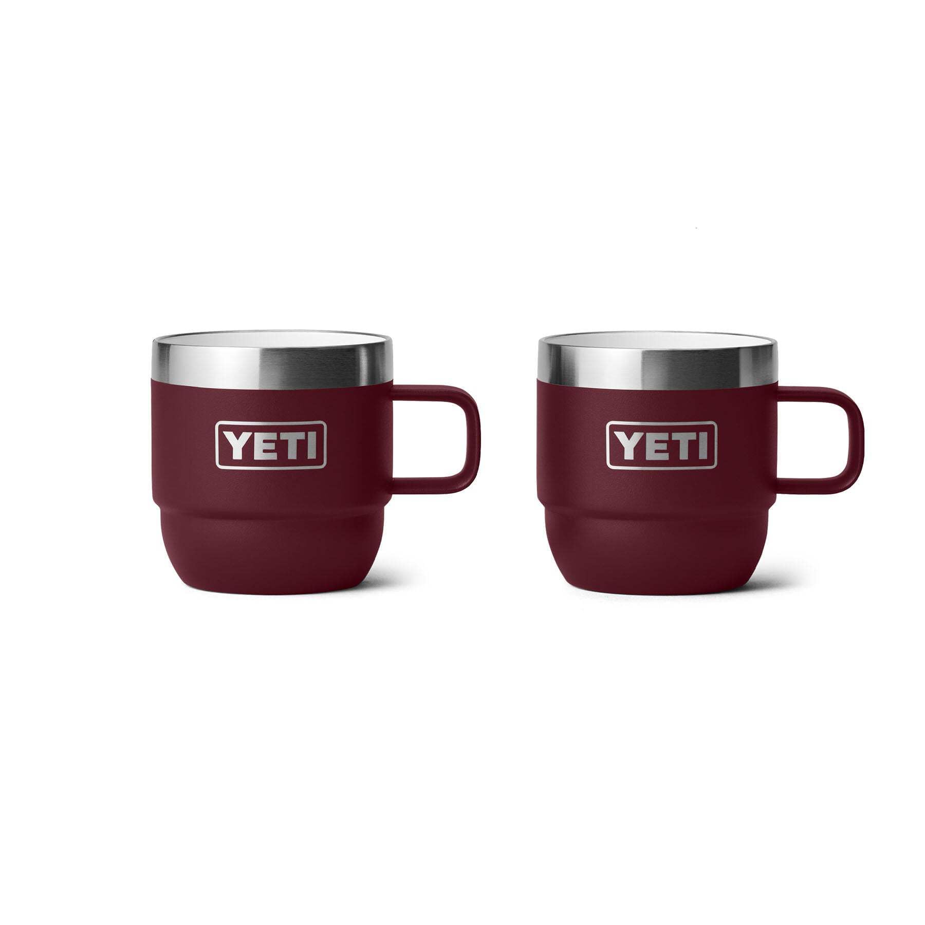 YETI Rambler Espresso Mug, Vacuum Insulated Stainless Steel Stackable Mug, Navy, 2 Pack 6 oz (177 ml), 6oz (177ml) - Image 2