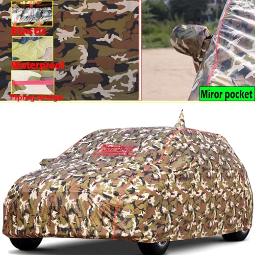 Image of Marruti Wagon R Car Cover Waterproof with Free Bag and All Weather for Car Cover,100% Waterproof Outdoor Car Covers Rain Snow UV Dust Protection. Custom Fit