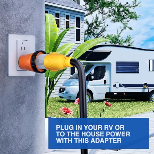 Image of Nilight 15 Amp to 50 Amp RV Power Adapter 5-15P to SS2-50R