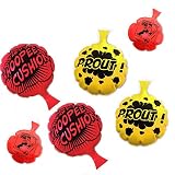 HUALEDI [6 Pack] Whoopee Cushion Set,Woopie Cushion Party Favor for [4,6,8 Inch][No Automatic Inflat